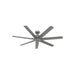 Hunter - 51589 - 60"Ceiling Fan - Downtown - Matte Silver