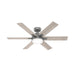 Hunter - 51878 - 52"Ceiling Fan - Georgetown - Matte Silver