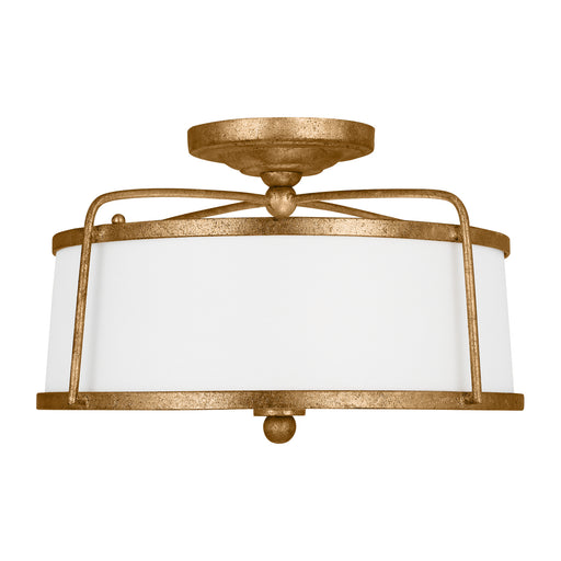 Visual Comfort Studio - CF1102ADB - Two Light Semi-Flush Mount - Stonington - Antique Gild