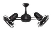 Matthews Fan Company - DG-BK-MTL - 39"Ceiling Fan - Dagny - Matte Black