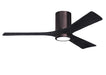 Matthews Fan Company - IR3HLK-BB-BK-52 - 52"Ceiling Fan - Irene - Brushed Bronze