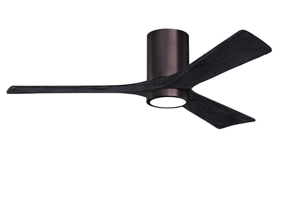 Matthews Fan Company - IR3HLK-BB-BK-52 - 52"Ceiling Fan - Irene - Brushed Bronze