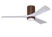 Matthews Fan Company - IR3HLK-WN-MWH-52 - 52"Ceiling Fan - Irene - Walnut Tone