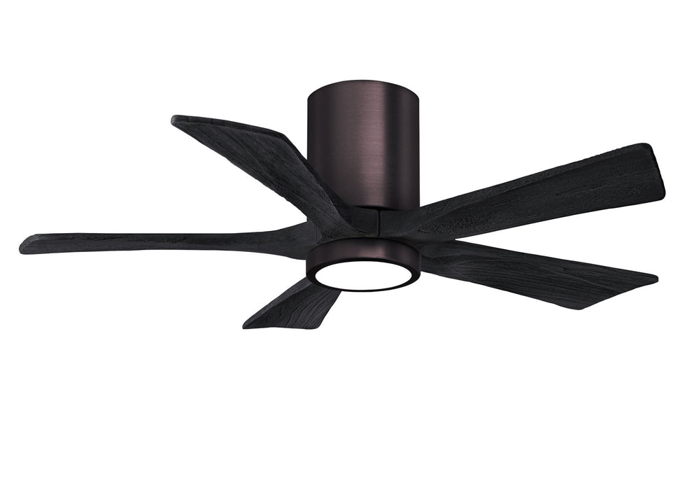 Matthews Fan Company - IR5HLK-BB-BK-42 - 42"Ceiling Fan - Irene - Brushed Bronze