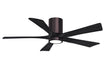 Matthews Fan Company - IR5HLK-BB-BK-52 - 52"Ceiling Fan - Irene - Brushed Bronze