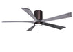 Matthews Fan Company - IR5HLK-BB-BW-60 - 60"Ceiling Fan - Irene - Brushed Bronze