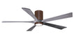 Matthews Fan Company - IR5HLK-WN-BW-60 - 60"Ceiling Fan - Irene - Walnut Tone