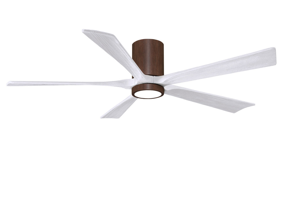 Matthews Fan Company - IR5HLK-WN-MWH-60 - 60"Ceiling Fan - Irene - Walnut Tone