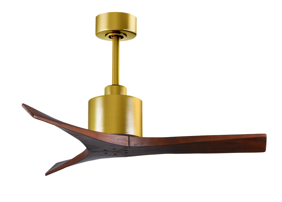 Matthews Fan Company - MW-BRBR-WA-42 - 42"Ceiling Fan - Mollywood - Brushed Brass