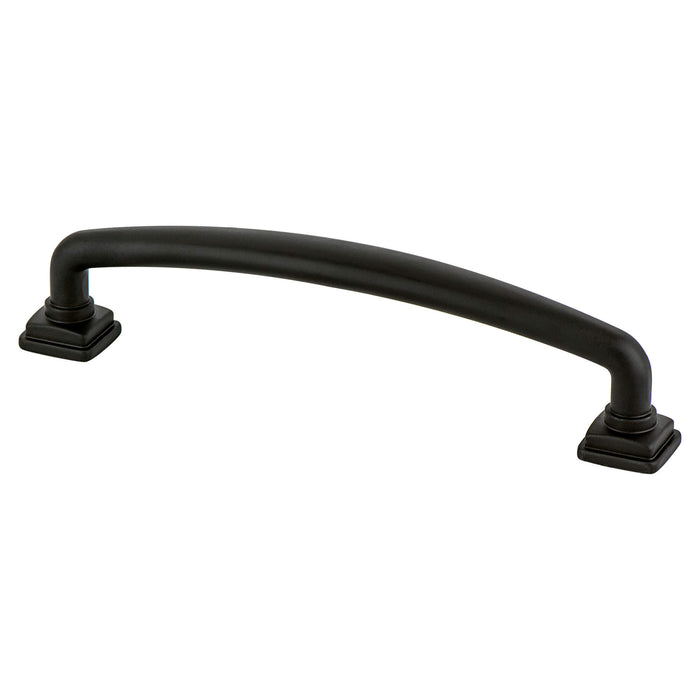Tailored Traditional 128mm CC Matte Black Pull