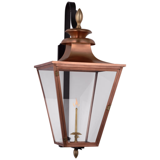 Visual Comfort Signature - CHO 2437SC-CG - Gas Wall Lantern - Albermarle Gas - Soft Copper and Brass
