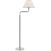 Visual Comfort Signature - MF 1055PN/EB-L - LED Floor Lamp - Rigby - Polished Nickel and Ebony