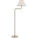 Visual Comfort Signature - MF 1055SB/NO-L - LED Floor Lamp - Rigby - Soft Brass and Natural Oak
