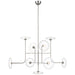 Visual Comfort Signature - S 5693PN-CG - LED Chandelier - Calvino - Polished Nickel