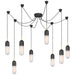 Visual Comfort Signature - TOB 5645BZ/HAB-FG-8 - LED Pendant - Junio - Bronze and Brass