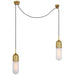 Visual Comfort Signature - TOB 5645HAB-FG-2 - LED Pendant - Junio - Hand-Rubbed Antique Brass