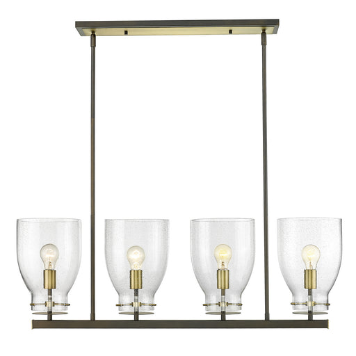Acclaim Lighting - IN20001ORB - Four Light Chandelier - Shelby - Oil Rubbed Bronze and Antique Brass