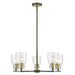 Acclaim Lighting - IN20002ORB - Five Light Chandelier - Shelby - Oil Rubbed Bronze and Antique Brass