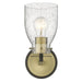 Acclaim Lighting - IN40003ORB - One Light Vanity - Shelby - Oil Rubbed Bronze and Antique Brass