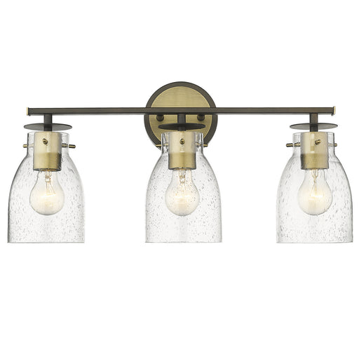 Acclaim Lighting - IN40005ORB - Three Light Vanity - Shelby - Oil Rubbed Bronze and Antique Brass