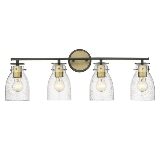 Acclaim Lighting - IN40006ORB - Four Light Vanity - Shelby - Oil Rubbed Bronze and Antique Brass