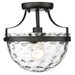 Acclaim Lighting - IN60099BK - One Light Semi-Flush Mount - Quinn - Matte Black