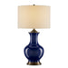 Currey and Company - 6000-0841 - One Light Table Lamp - Lilou - Blue/Antique Brass