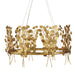 Currey and Company - 9000-0975 - Eight Light Chandelier - Aviva Stanoff - Contemporary Gold Leaf