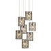 Currey and Company - 9000-1049 - Seven Light Pendant - Regatta - Cupertino/Silver