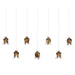 Currey and Company - 9000-1070 - Seven Light Pendant - Iota - Antique Brass/Silver