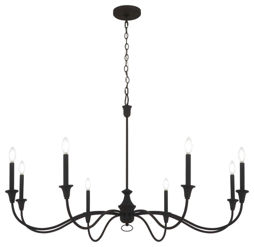 Minka-Lavery - 6258-076 - Eight Light Chandelier - Halifax County - Textured Black