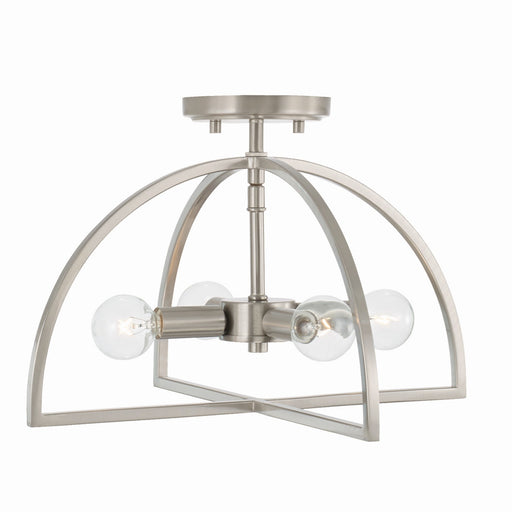 Capital Lighting - 248841BN - Four Light Semi-Flush Mount - Lawson - Brushed Nickel
