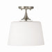 Capital Lighting - 248911BN - One Light Semi-Flush Mount - Presley - Brushed Nickel