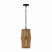 Capital Lighting - 344613WK - One Light Pendant - Archer - Light Wood and Matte Black