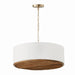 Capital Lighting - 347441MA - Four Light Pendant - Soleil - Matte Brass