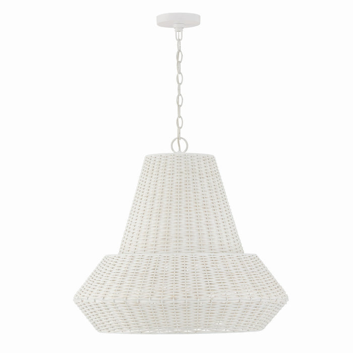 Capital Lighting - 347842HH - Four Light Pendant - Boca - Chalk White