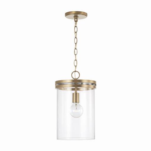 Capital Lighting - 348711AD - One Light Pendant - Fuller - Aged Brass