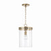 Capital Lighting - 348711AD - One Light Pendant - Fuller - Aged Brass