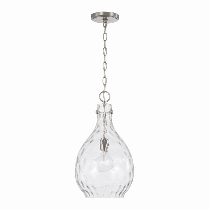 Capital Lighting - 349012BN - One Light Pendant - Brentwood - Brushed Nickel