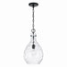 Capital Lighting - 349012MB - One Light Pendant - Brentwood - Matte Black