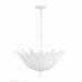Capital Lighting - 349541XW - Four Light Pendant - Eden - Textured White