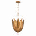 Capital Lighting - 349542AG - Four Light Pendant - Eden - Antique Gold