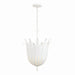 Capital Lighting - 349542XW - Four Light Pendant - Eden - Textured White