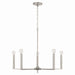 Capital Lighting - 448651BN - Five Light Chandelier - Portman - Brushed Nickel