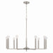 Capital Lighting - 448691BN - Nine Light Chandelier - Portman - Brushed Nickel