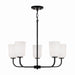 Capital Lighting - 448851MB-542 - Five Light Chandelier - Lawson - Matte Black