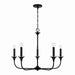 Capital Lighting - 448951MB - Five Light Chandelier - Presley - Matte Black