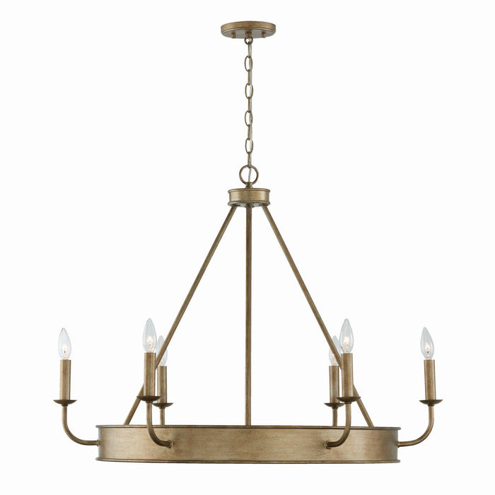 Capital Lighting - 449261ML - Six Light Chandelier - Nole - Mystic Luster