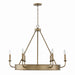 Capital Lighting - 449261ML - Six Light Chandelier - Nole - Mystic Luster