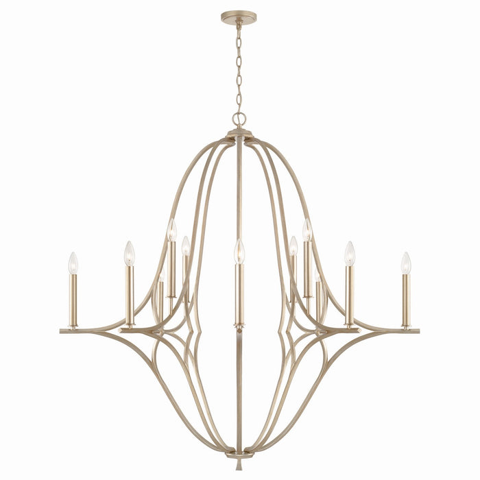 Capital Lighting - 450001BS - 12 Light Chandelier - Claire - Brushed Champagne